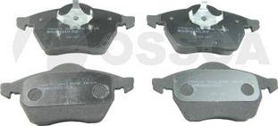 OSSCA 05069 - Тормозные колодки, дисковые, комплект www.autospares.lv