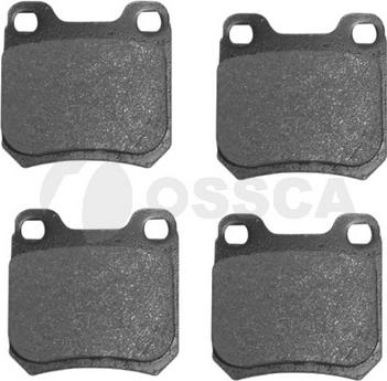 OSSCA 00236 - Тормозные колодки, дисковые, комплект www.autospares.lv