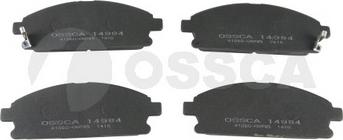 OSSCA 14984 - Brake Pad Set, disc brake www.autospares.lv