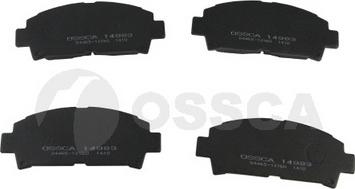 OSSCA 14983 - Тормозные колодки, дисковые, комплект www.autospares.lv