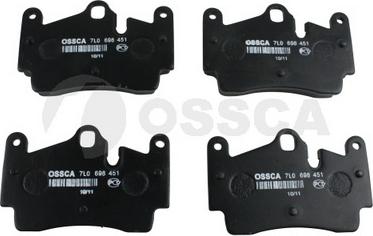 OSSCA 10148 - Bremžu uzliku kompl., Disku bremzes autospares.lv