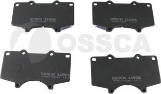 OSSCA 11926 - Тормозные колодки, дисковые, комплект www.autospares.lv