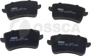 OSSCA 18205 - Тормозные колодки, дисковые, комплект www.autospares.lv