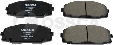 OSSCA 18707 - Brake Pad Set, disc brake www.autospares.lv