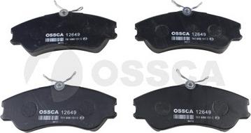 OSSCA 12649 - Тормозные колодки, дисковые, комплект www.autospares.lv