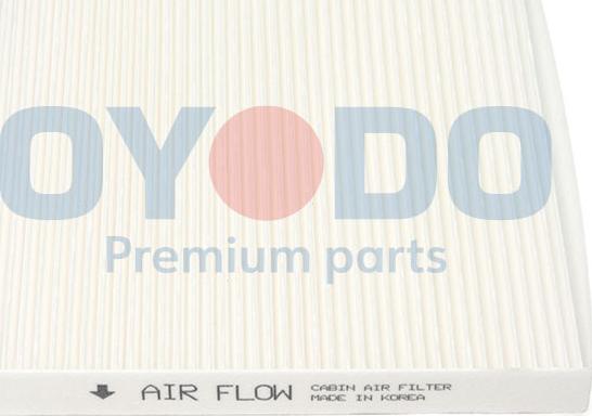 Oyodo 40F0020-OYO - Filtrs, Salona telpas gaiss www.autospares.lv