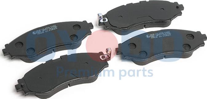 Oyodo 10H0001-OYO - Тормозные колодки, дисковые, комплект www.autospares.lv