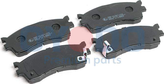 Oyodo 10H0316-OYO - Тормозные колодки, дисковые, комплект www.autospares.lv