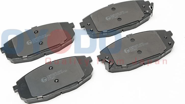 Oyodo 10H0325-OYO - Тормозные колодки, дисковые, комплект www.autospares.lv