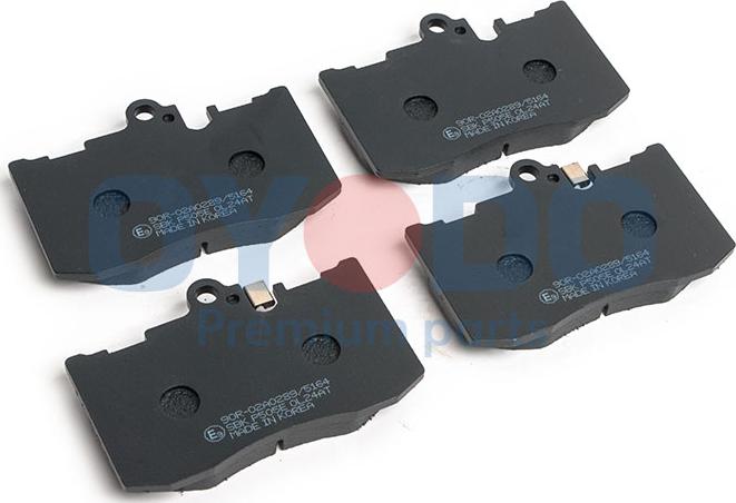 Oyodo 10H2065-OYO - Brake Pad Set, disc brake www.autospares.lv