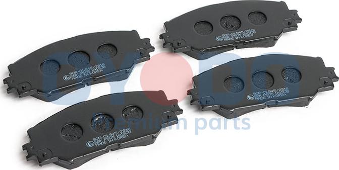 Oyodo 10H2082-OYO - Brake Pad Set, disc brake www.autospares.lv