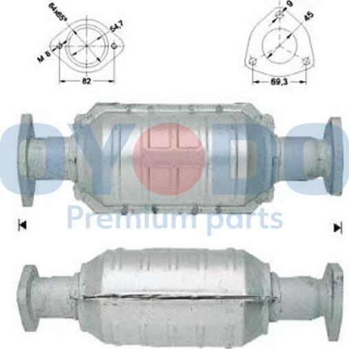 Oyodo 10N0003OYO - Katalizators www.autospares.lv