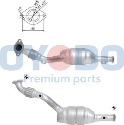 Oyodo 10N0014OYO - Katalizators www.autospares.lv