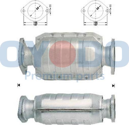 Oyodo 10N0033OYO - Katalizators www.autospares.lv