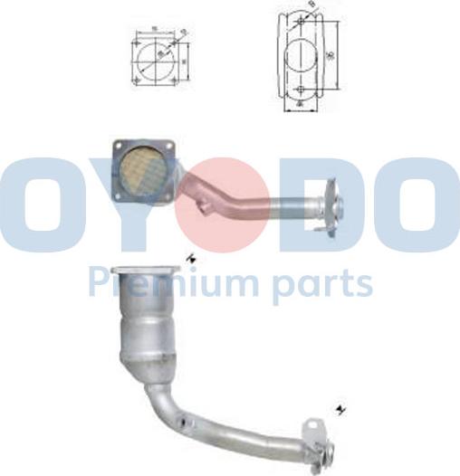 Oyodo 10N0027OYO - Katalizators www.autospares.lv