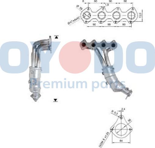 Oyodo 10N0153-OYO - Катализатор www.autospares.lv