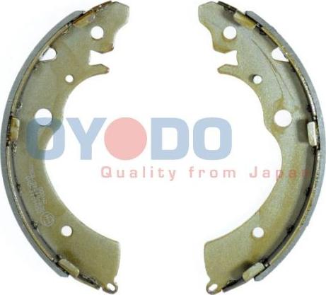 Oyodo 25H4012-OYO - Комплект тормозных колодок, барабанные www.autospares.lv