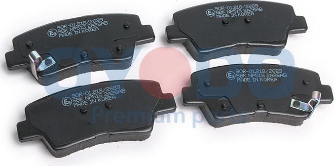 Oyodo 20H0515-OYO - Brake Pad Set, disc brake www.autospares.lv