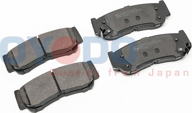 Oyodo 20H0513-OYO - Brake Pad Set, disc brake www.autospares.lv