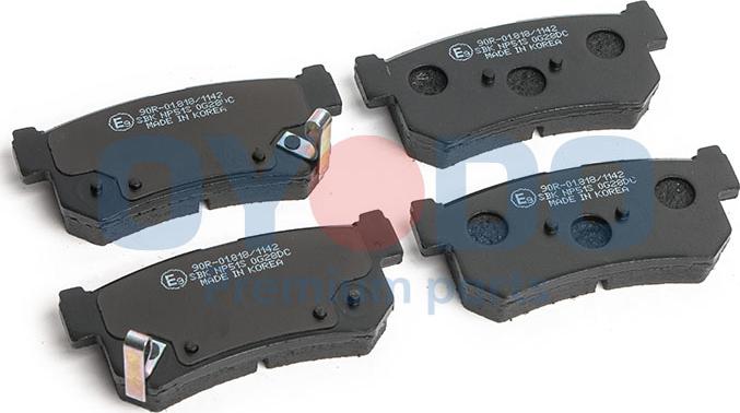 Oyodo 20H0006-OYO - Brake Pad Set, disc brake www.autospares.lv