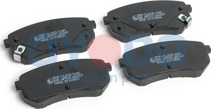 Oyodo 20H0307-OYO - Brake Pad Set, disc brake www.autospares.lv