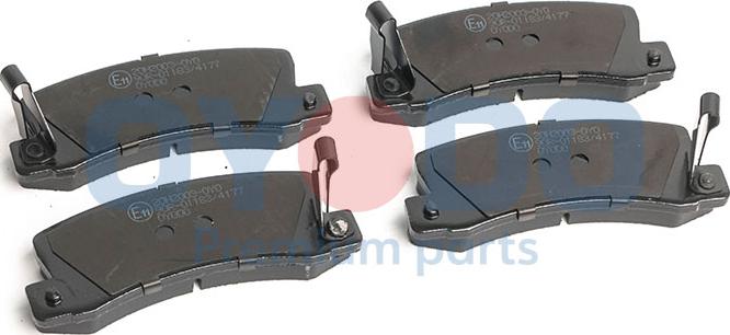 Oyodo 20H2003-OYO - Brake Pad Set, disc brake www.autospares.lv