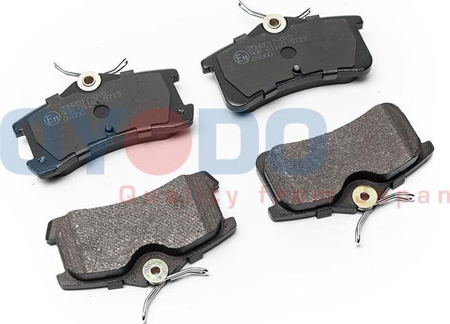 Oyodo 20H2017-OYO - Brake Pad Set, disc brake www.autospares.lv