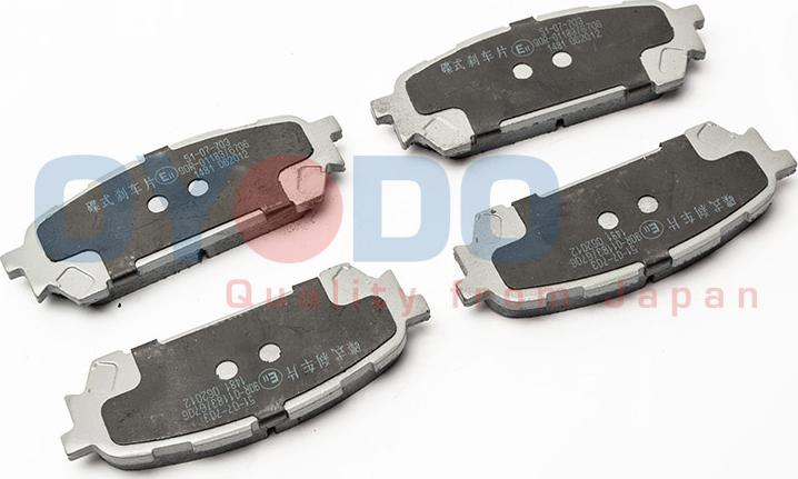 Oyodo 20H7007-OYO - Тормозные колодки, дисковые, комплект www.autospares.lv