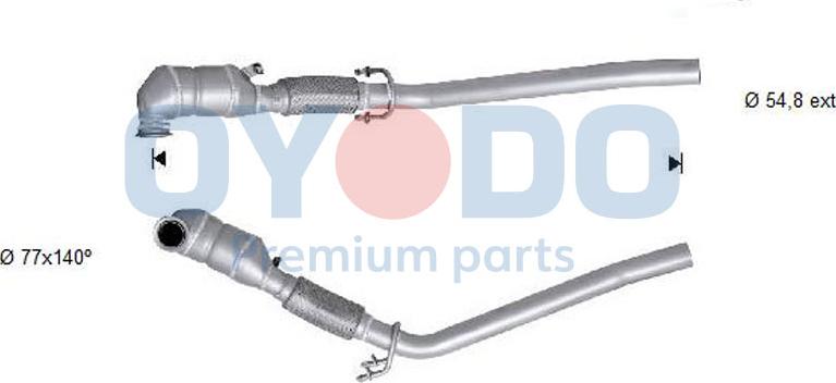 Oyodo 20N0027-OYO - Katalizators www.autospares.lv