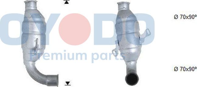 Oyodo 20N0113-OYO - Katalizators www.autospares.lv