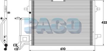 PACO CL3075 - Kondensators, Gaisa kond. sistēma www.autospares.lv