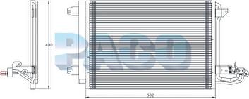 PACO PL5571 - Kondensators, Gaisa kond. sistēma www.autospares.lv