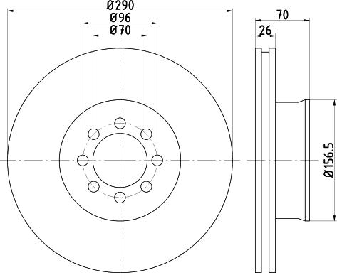 Pagid 59503 - Bremžu diski www.autospares.lv