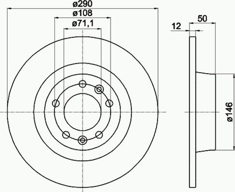 Pagid 54958PRO - Bremžu diski autospares.lv