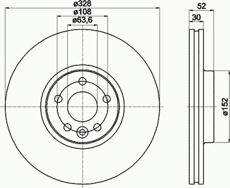 Pagid 54963PRO - Bremžu diski www.autospares.lv