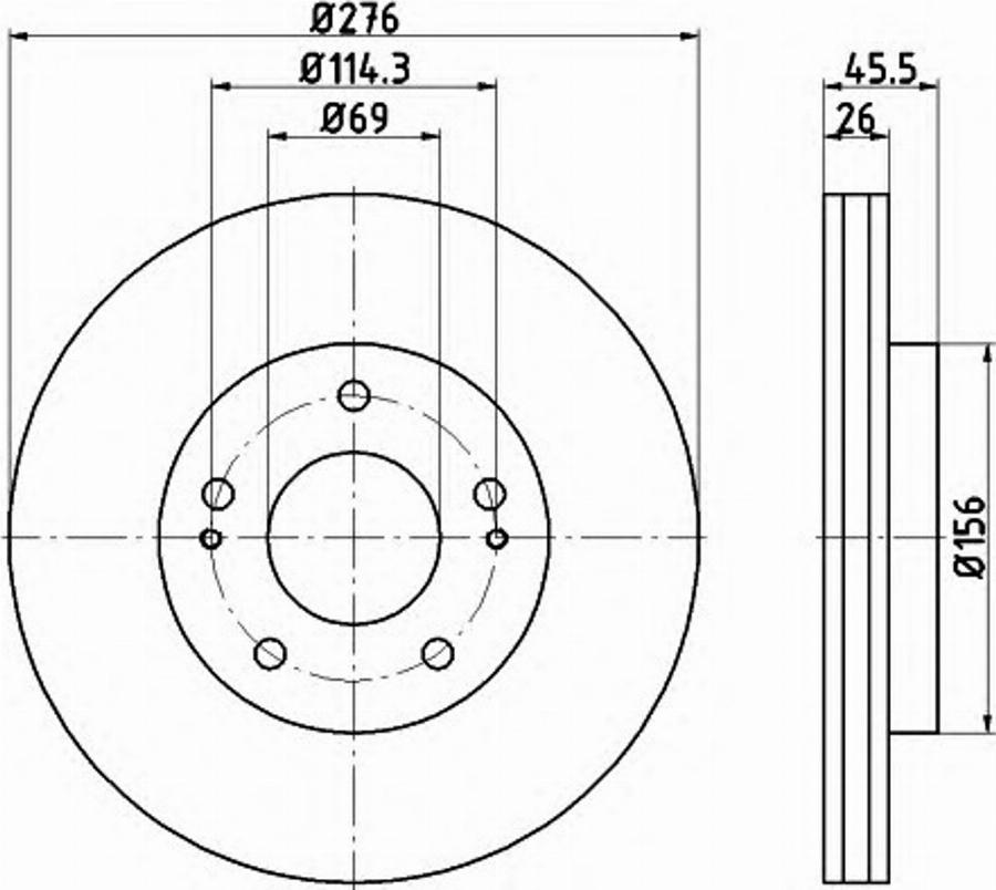 Pagid 54982PRO - Bremžu diski www.autospares.lv