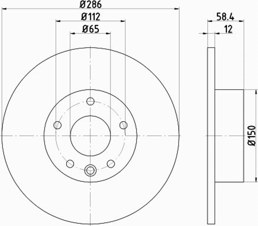 Pagid 54594PRO - Bremžu diski www.autospares.lv