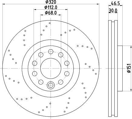 Pagid 54583 - Тормозной диск www.autospares.lv