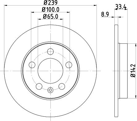 Pagid 54058 - Bremžu diski www.autospares.lv