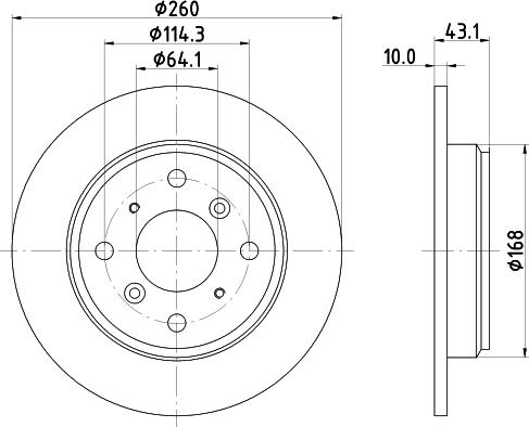 Pagid 54143 - Bremžu diski www.autospares.lv