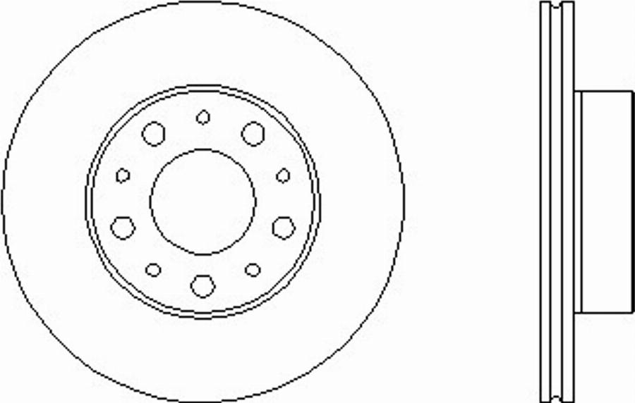 Pagid 54166PRO - Тормозной диск www.autospares.lv