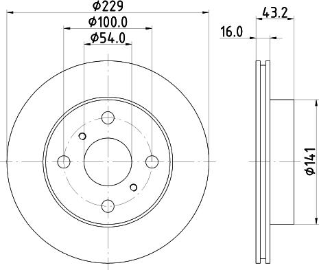 Pagid 54132 - Bremžu diski www.autospares.lv