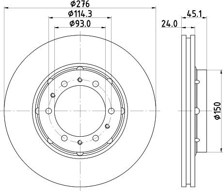 Pagid 54129 - Bremžu diski www.autospares.lv