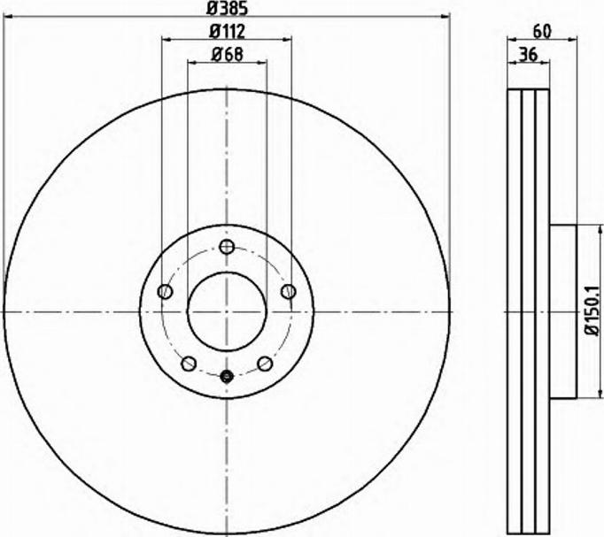 Pagid 54842PRO - Brake Disc www.autospares.lv