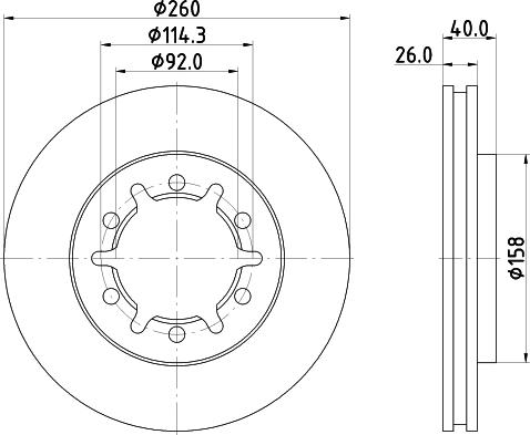 Pagid 54861 - Bremžu diski autospares.lv