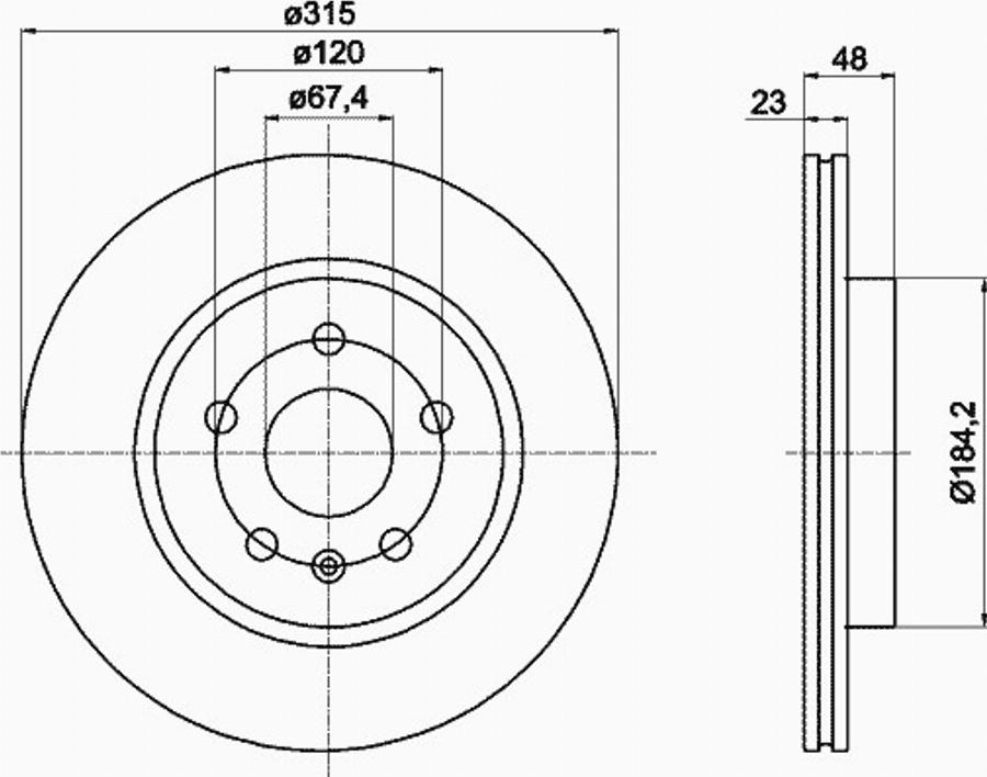 Pagid 54873PRO - Bremžu diski www.autospares.lv