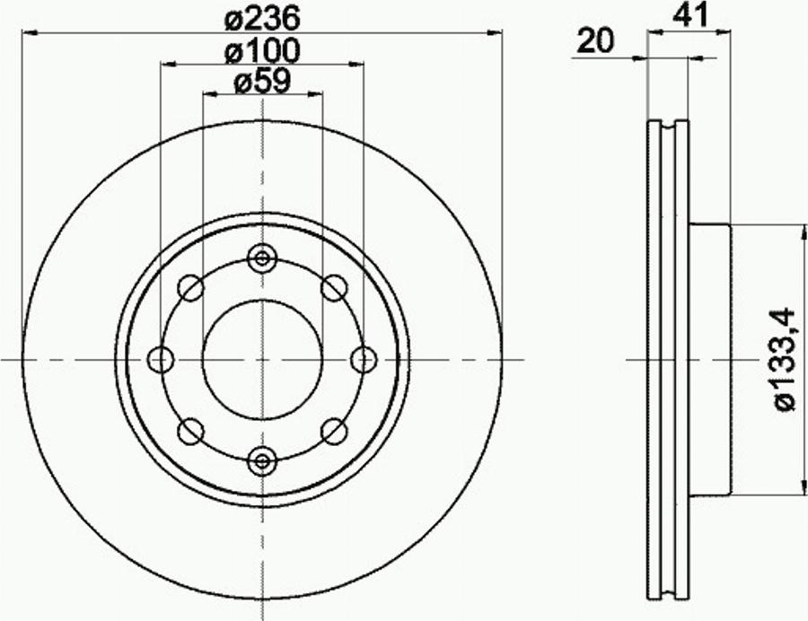 Pagid 54334PRO - Bremžu diski www.autospares.lv