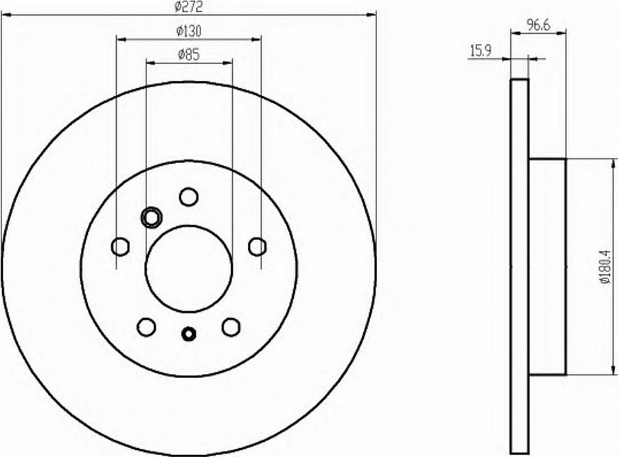 Pagid 54376PRO - Bremžu diski www.autospares.lv