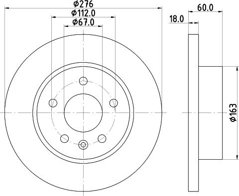 Pagid 54292 - Brake Disc www.autospares.lv