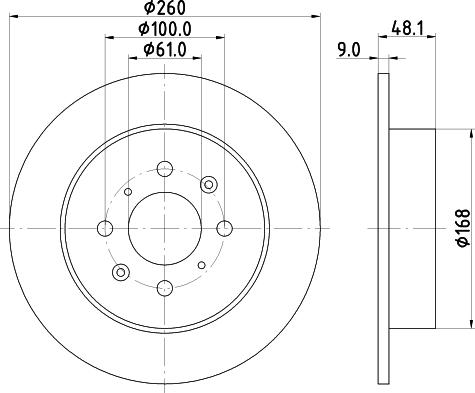 Pagid 54254 - Bremžu diski www.autospares.lv